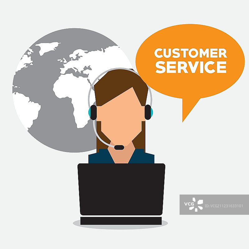 客户服务设计图片素材