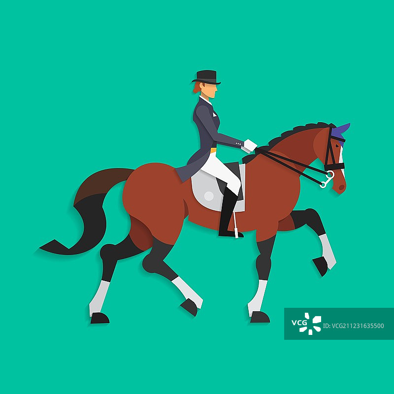 盛装舞步马术运动图片素材