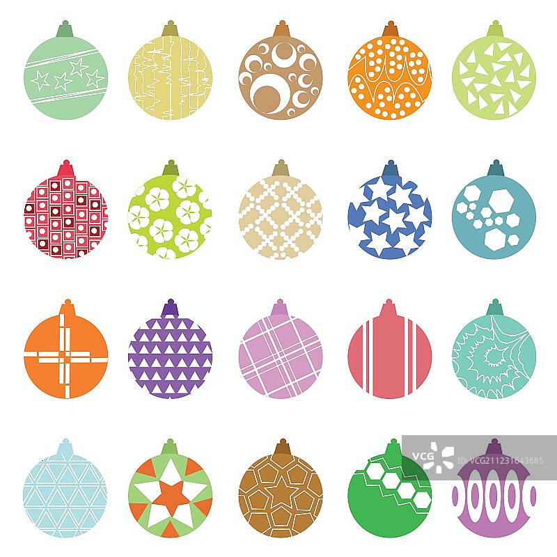 圣诞球图片素材