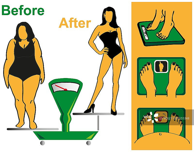 前后对比图片素材