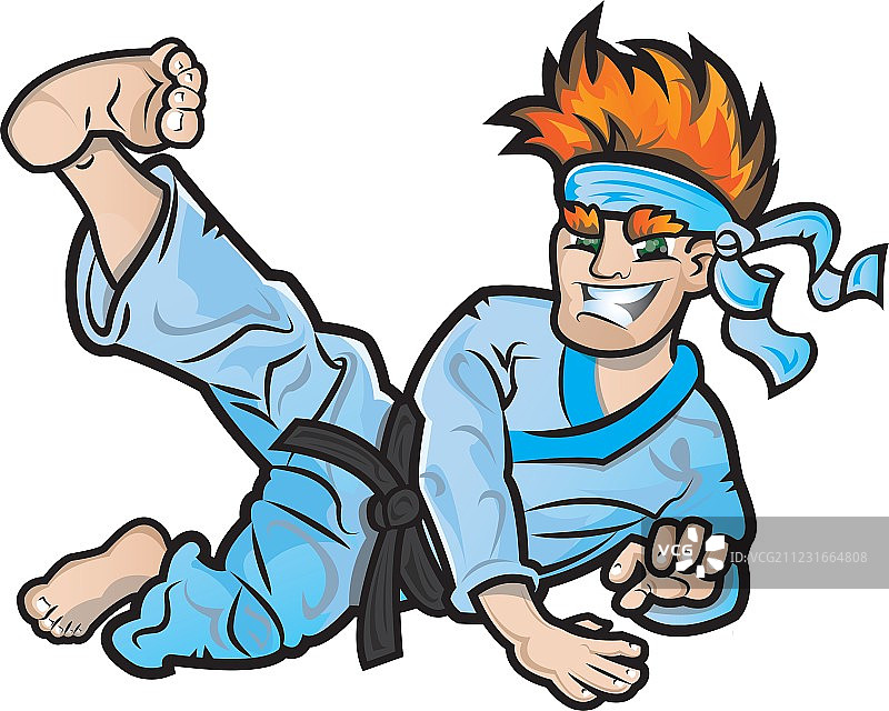 空手道少年图片素材