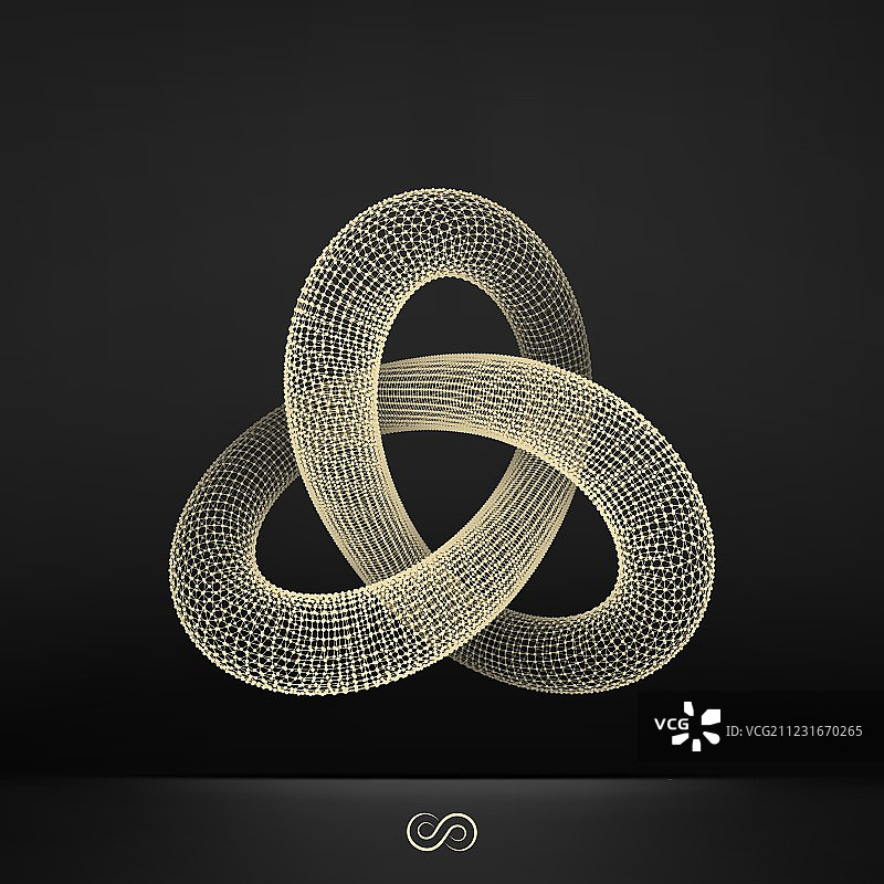 三叶结连接结构图片素材