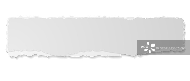 灰色撕裂纸张边缘banner图片素材