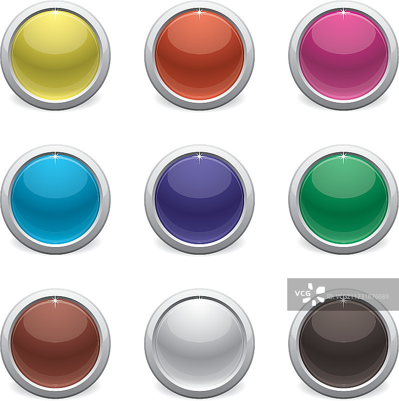 有光泽的塑料纽扣图片素材