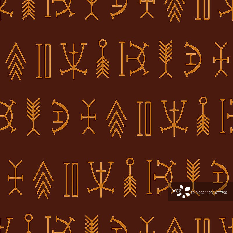 尼西比迪符号无缝背景图片素材