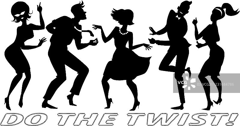 扭 Twist 舞图片素材