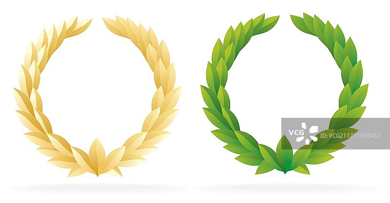 奖励橄榄花环图片素材