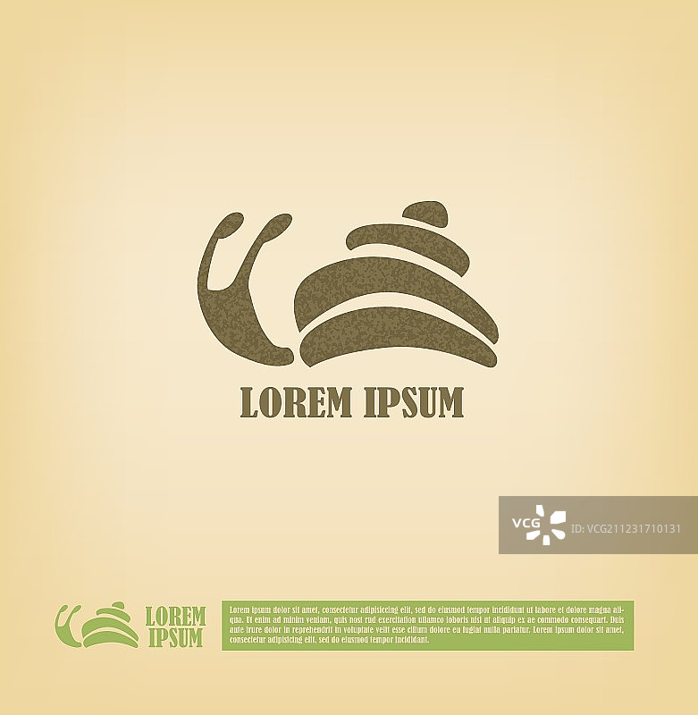 蜗牛logo设计模板图片素材