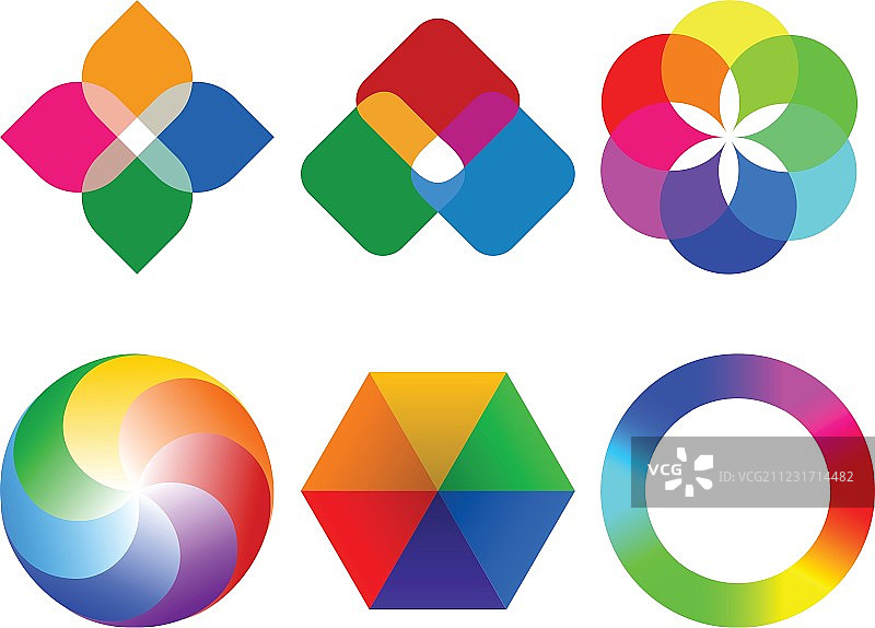 彩虹花图片素材