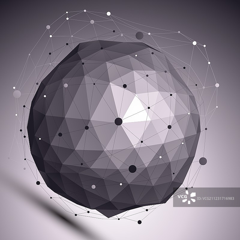 现代科技黑白风图片素材