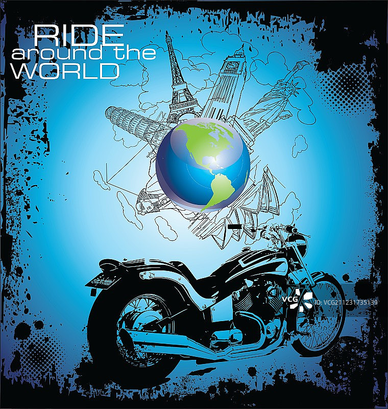 环游世界图片素材