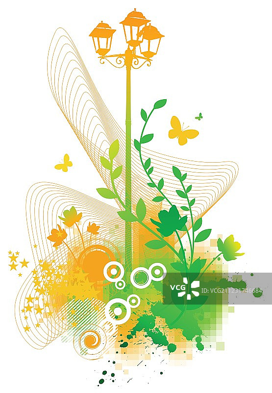 抽象夏季背景图片素材