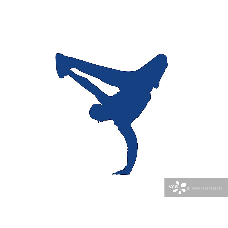 男人用手支撑站立图片素材