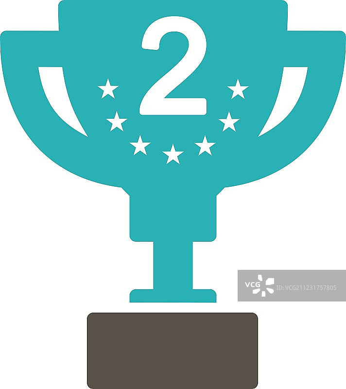 竞赛成功的二等奖图标图片素材