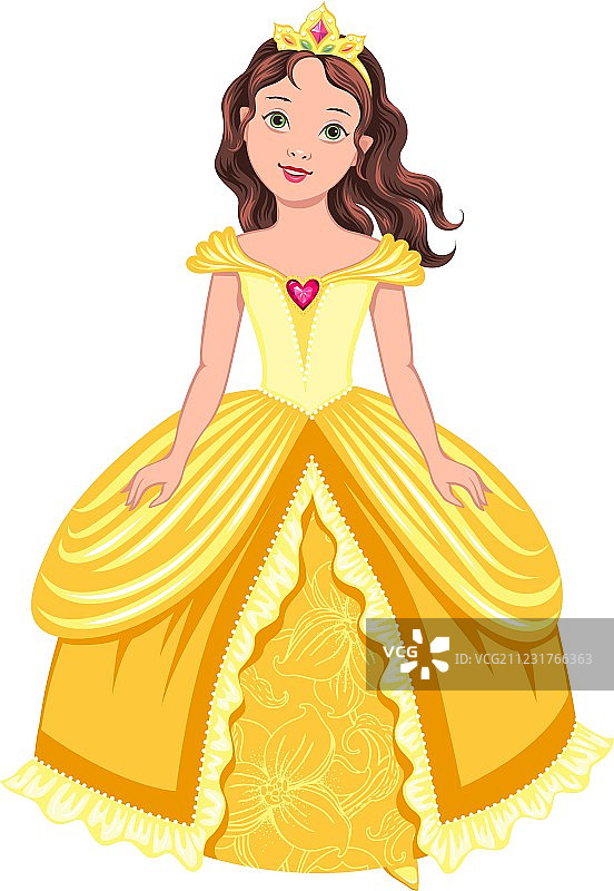 棕发女孩图片素材