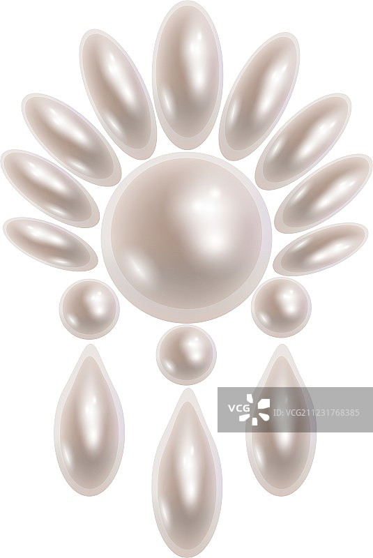 珍珠耳环图片素材