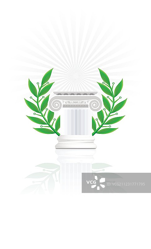 爱奥尼亚柱图片素材