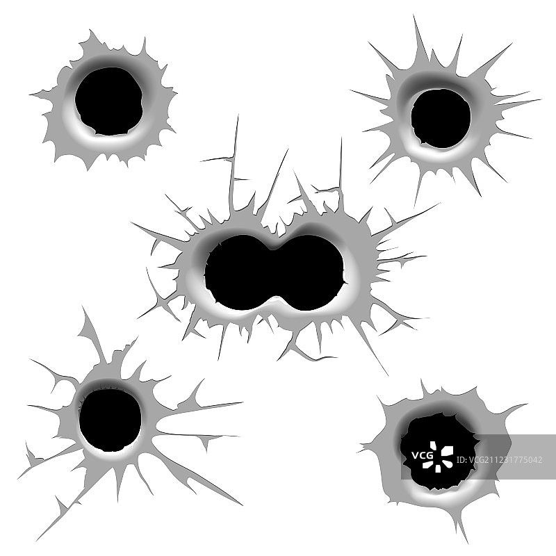 弹孔图片素材