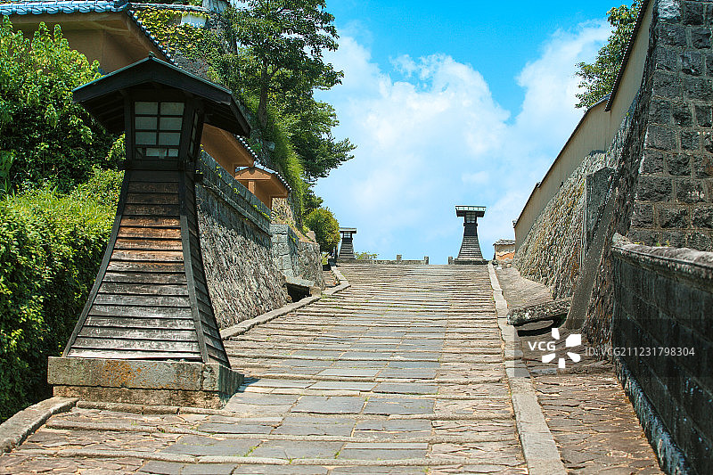 日本福冈武士村景观图片素材
