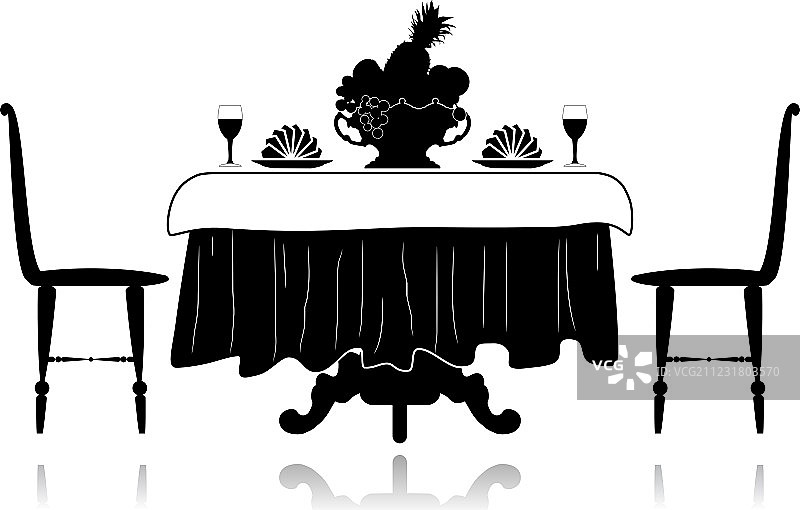 餐厅小桌子图片素材