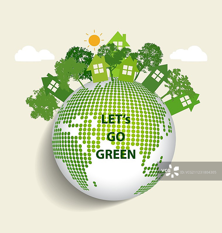 绿色生态地球图片素材