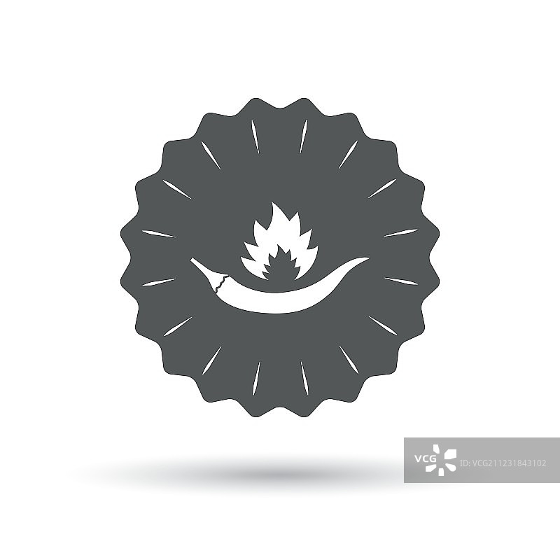 辣椒标志图标 辛辣食物符号图片素材