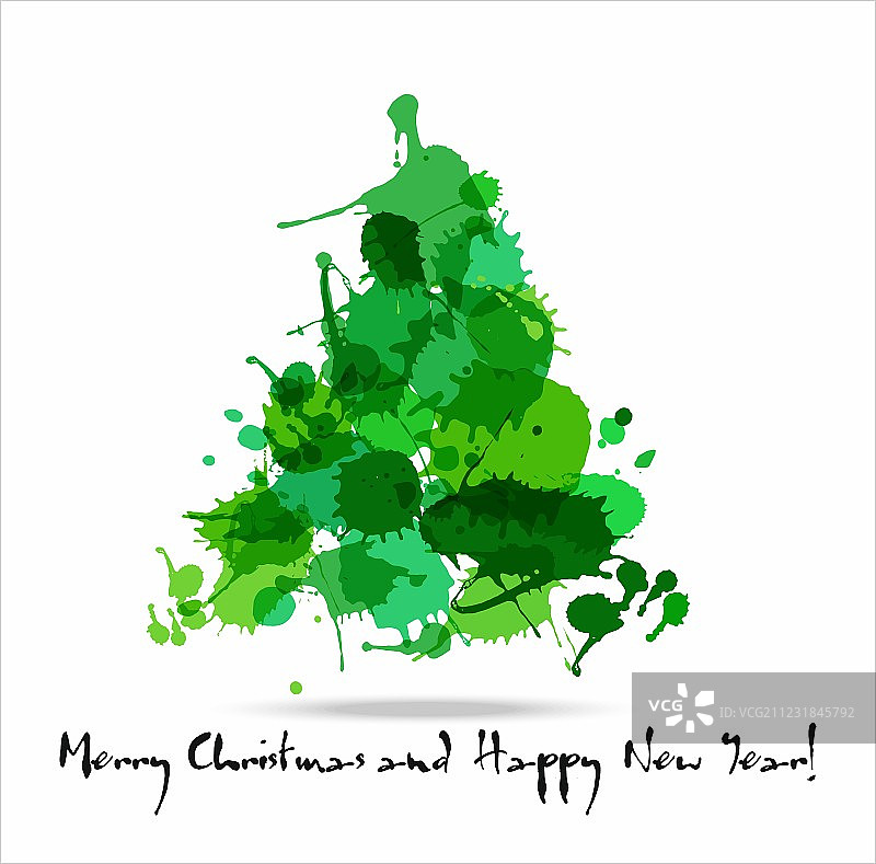 圣诞树装饰图片素材