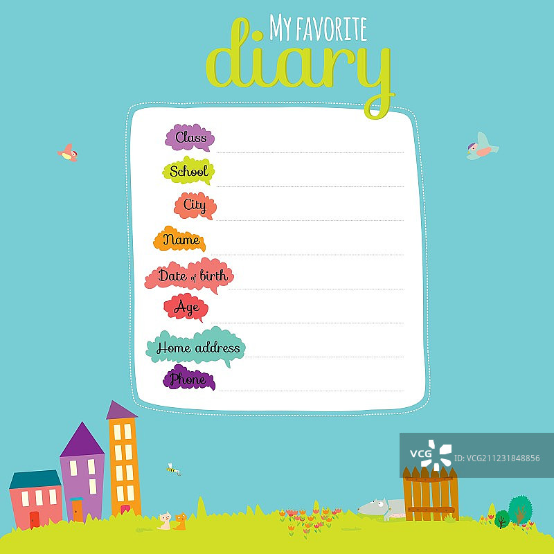 学校笔记本设计图片素材