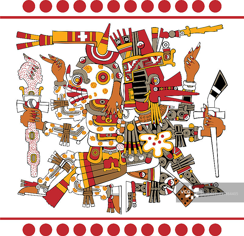 阿兹特克神灵图片素材