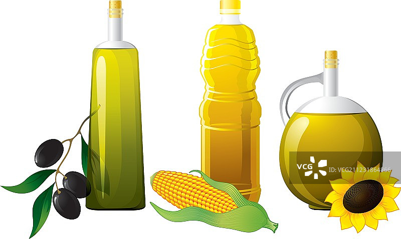 瓶装油合集图片素材