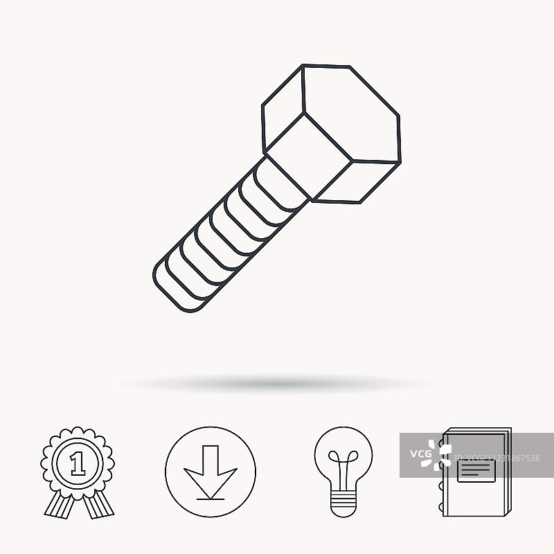 螺丝图标图片素材