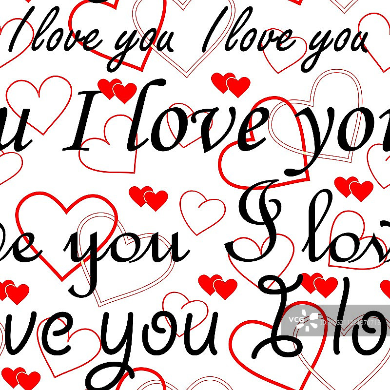 无缝情人节图案图片素材
