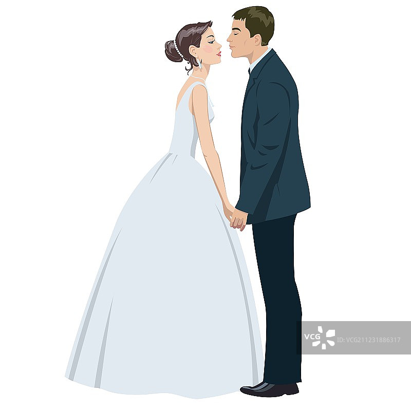 婚礼的夫妇图片素材