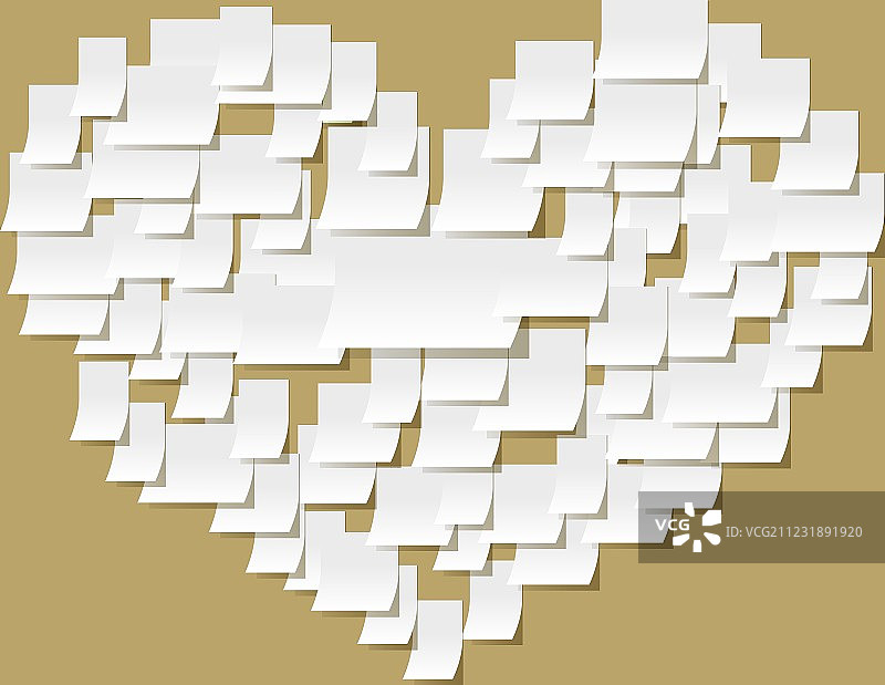 办公室笔记心图片素材