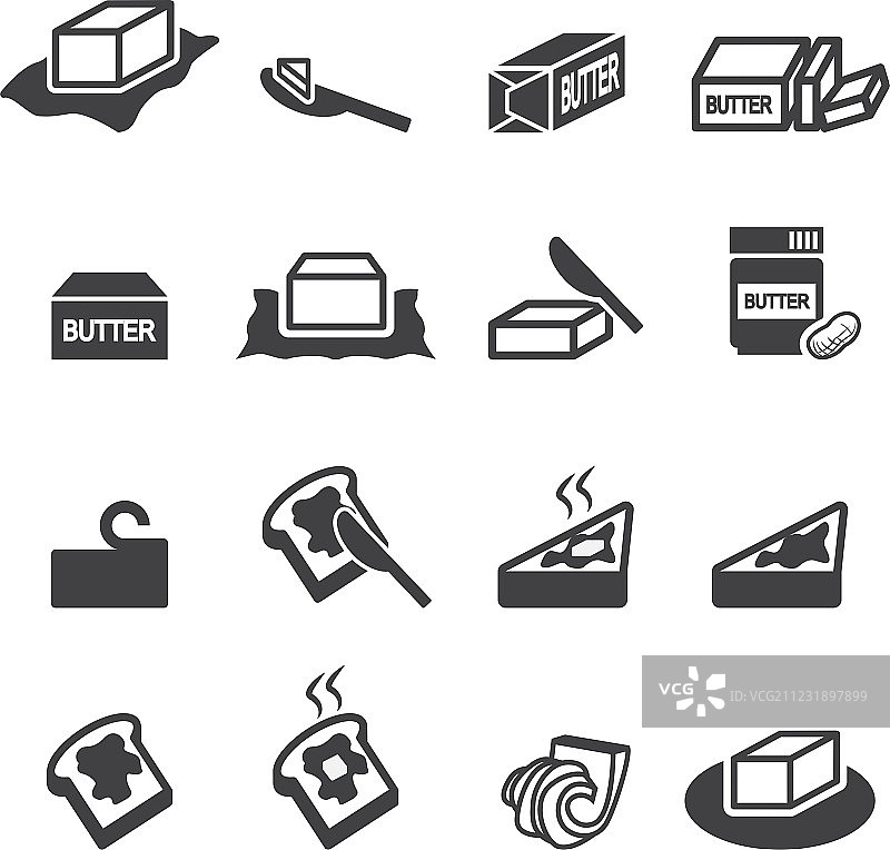 黄油图标图片素材