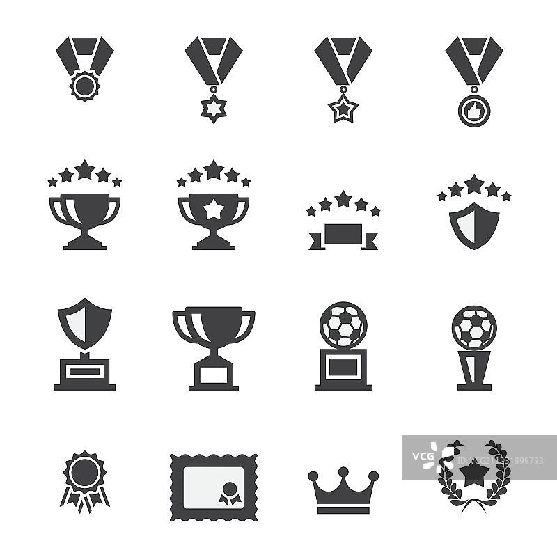 奖项图标集图片素材