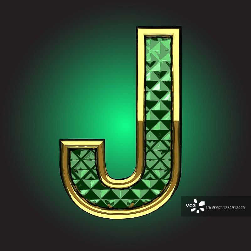 祖母绿金色雕塑图片素材