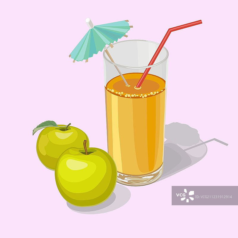 苹果汁图片素材