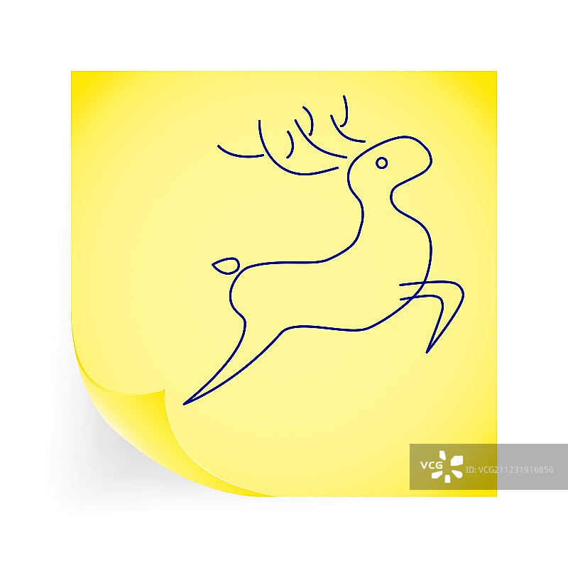 鹿图标图片素材