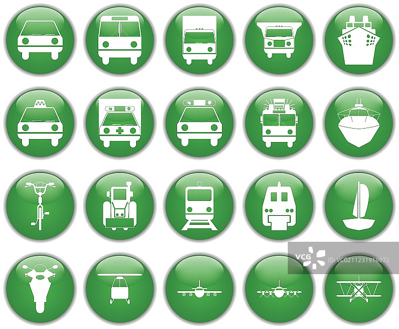 交通运输图标合集图片素材