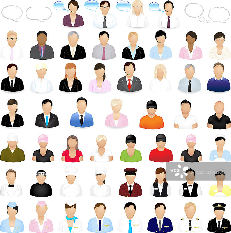 人物图标图片素材