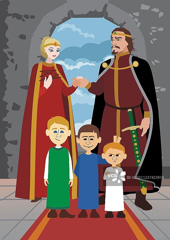 贵族家庭图片素材