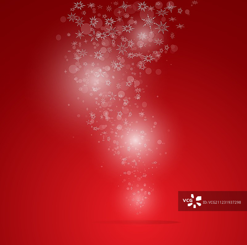 带雪花的暴风雪圣诞背景图片素材