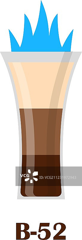 B-52火焰鸡尾酒图片素材