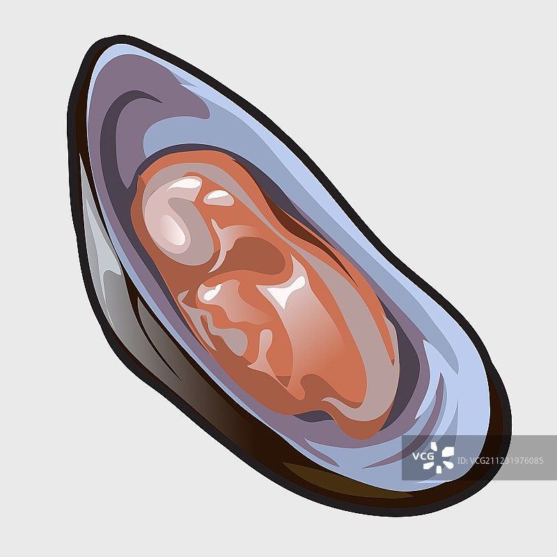 美味的开放式牡蛎图标，满足设计需求图片素材