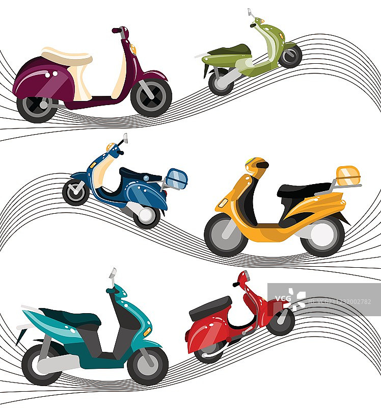 踏板车图片素材