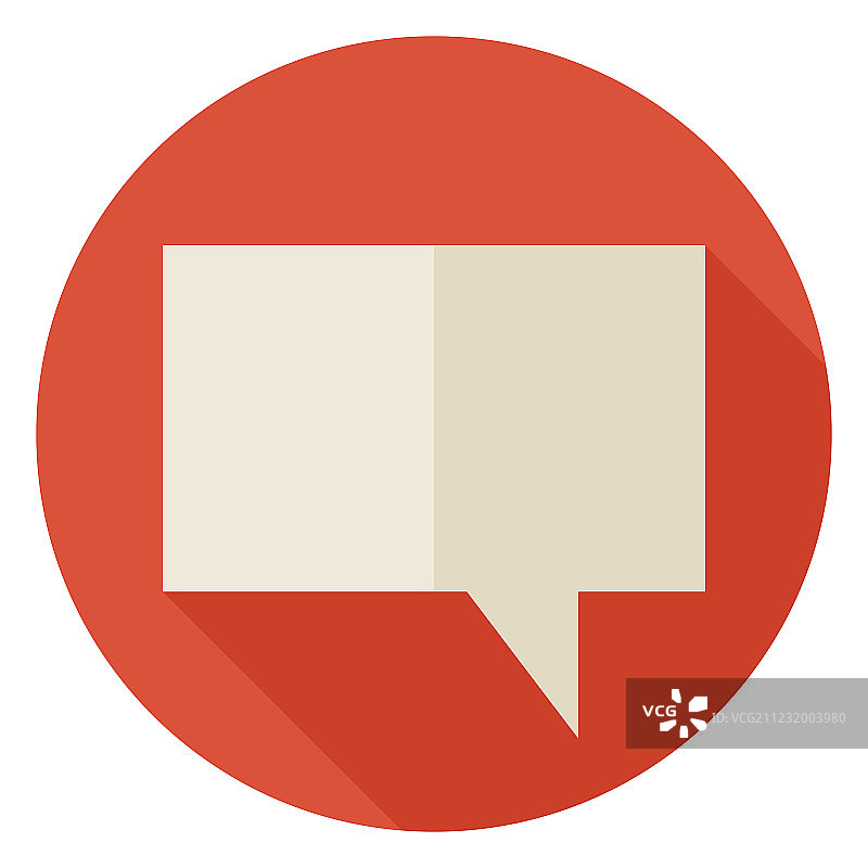 扁平风格拨号语音云圆形图标图片素材