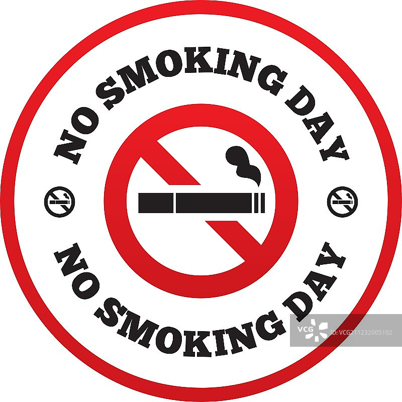 世界无烟日标志：戒烟日符号图片素材