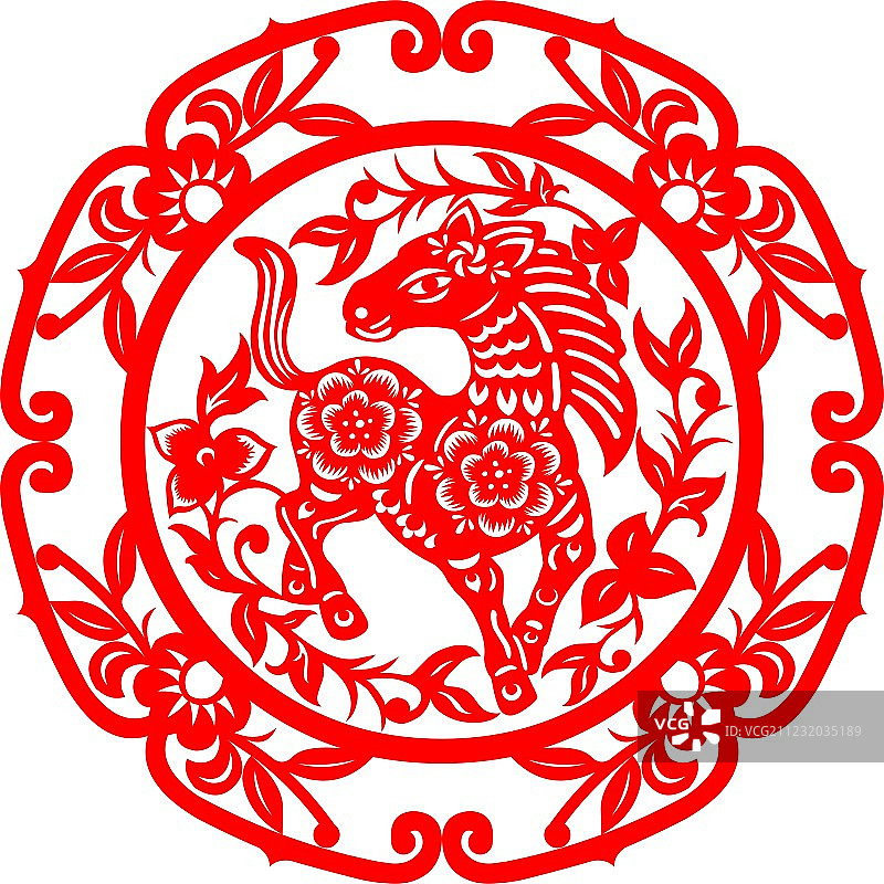 中国新年马图片素材