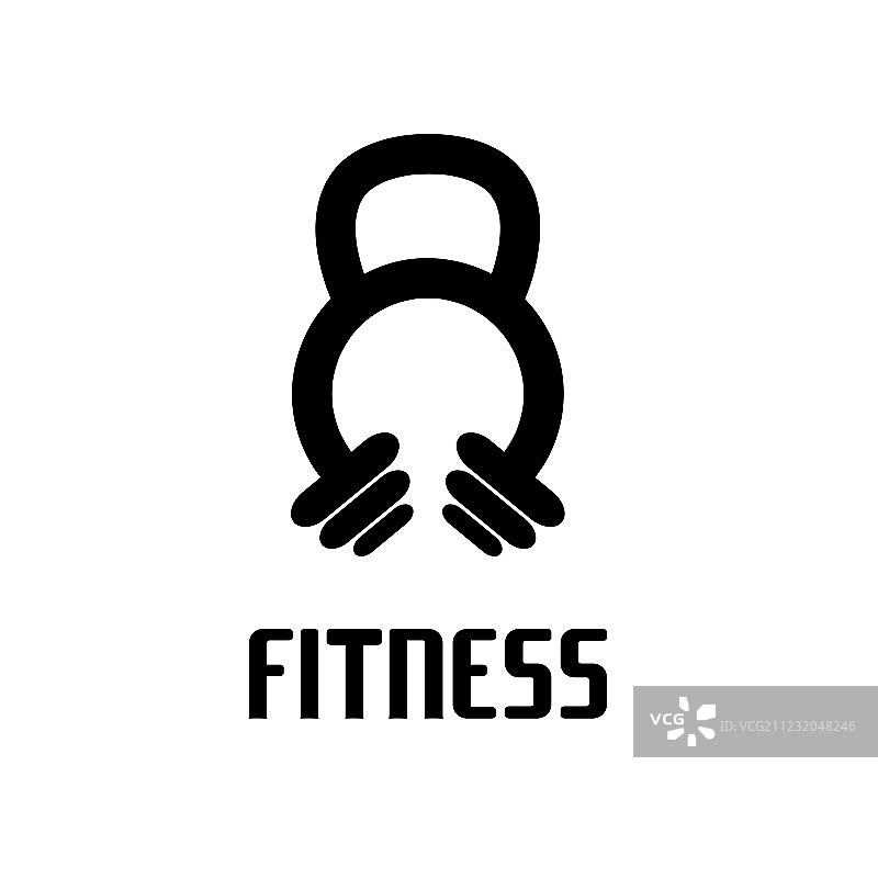 壶铃和杠铃设计模板图片素材